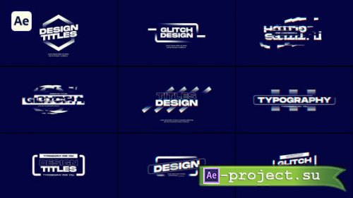 Videohive - Glitch Titles - 59312153 - Project for After Effects