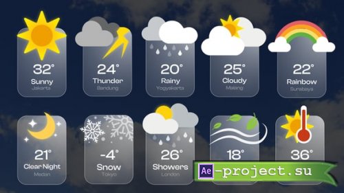 Videohive - Weather Forecast - 60043072 - Project for After Effects