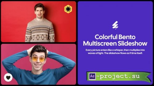 Videohive - Bento Colorful Slideshow - 60087461 - Project for After Effects