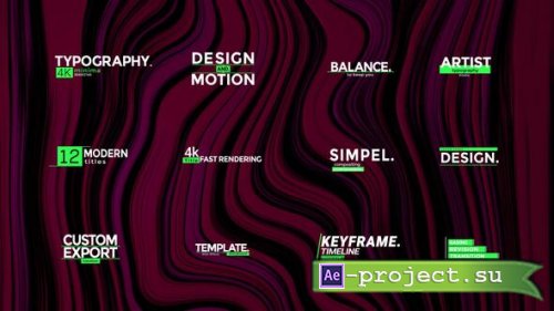 Videohive - Modern Titles 57787542 - 57787542 - Project for After Effects