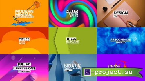 Videohive - Modern Titles 2.0 | AE - 58874130 - Project for After Effects