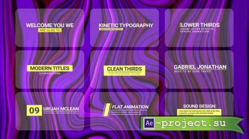 Videohive - Lower Thirds - 57971012 - Project for After Effects