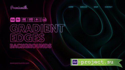 Videohive - Gradient Edges Backgrounds - 60094177 - Project for After Effects