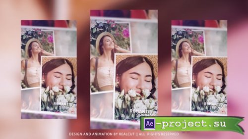 Videohive - Vertical Romantic Spring - 60094794 - Project for After Effects