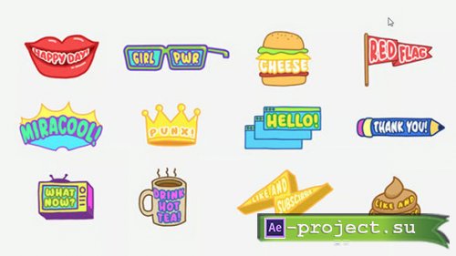 Videohive - Cartoon Titles - 60089483 - Project for After Effects