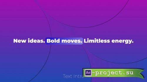 Videohive - Text Intro - 60091336 - Project for After Effects