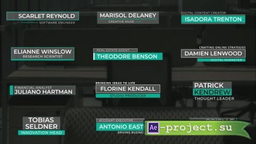 Videohive - Lower Thirds - 58843104 - Project for After Effects