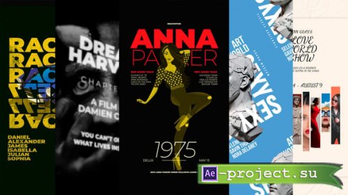 Videohive - 10 Animated Posters - 60040165 - Project for After Effects
