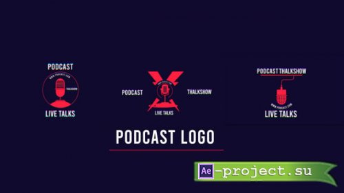 Videohive - Podcast Logo 3 In 1 - 60099942 - Project for After Effects