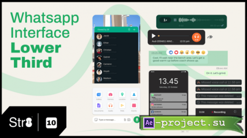 Videohive - Whatsapp Interface Lower Third - 60035299 - Project for After Effects