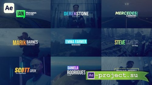 Videohive - Titles - 59610088 - Project for After Effects