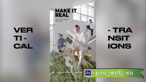 Videohive - Vertical Title Transitions - 60065481 - Project for After Effects