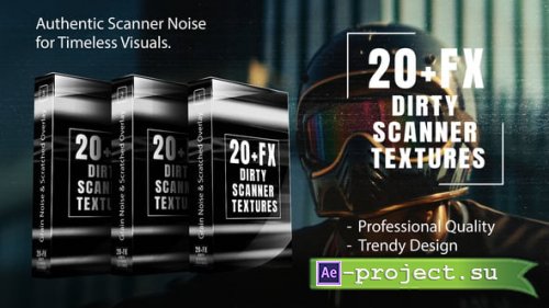 Videohive - Dirty Scanner Textures  Grain Noise & Scratched Overlay Pack For DaVinci Resolve - 60045236