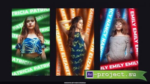 Videohive - Neon Type Seamless Stories - 59930944 - Project for After Effects