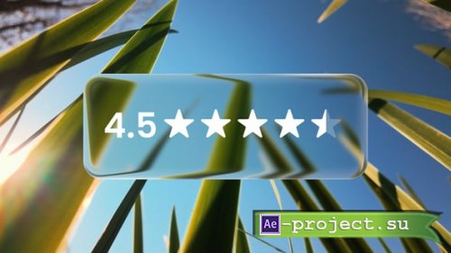 Videohive - Liquid Glass Infographic Widgets - 60124181 - Project for After Effects