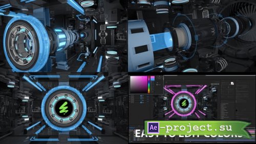 Videohive - Turbine Particle Accelerator Logo - 60116163 - Project for After Effects