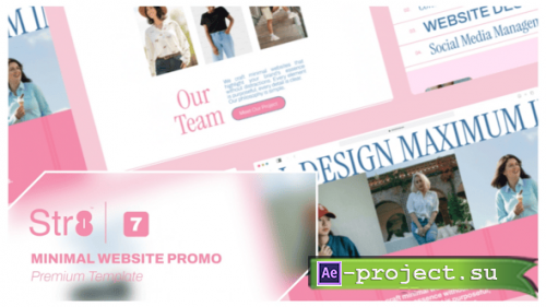 Videohive - Minimal Website Promo - 60123510 - Project for After Effects