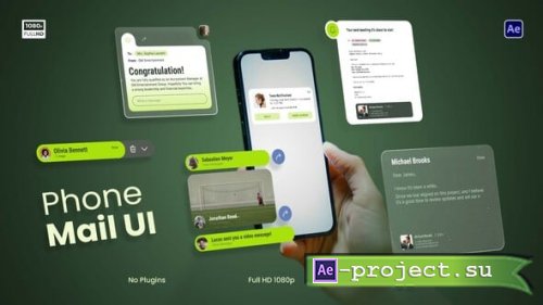 Videohive - Phone Mail UI - 60150367 - Project for After Effects