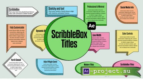 Videohive - ScribbleBox Titles - 60153804 - Project for After Effects