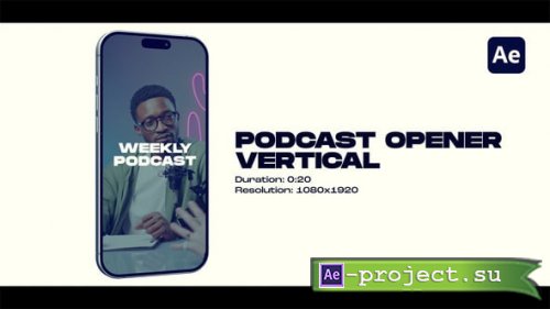 Videohive - Vertical Podcast Opener - 60154708 - Project for After Effects