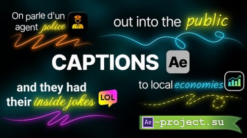 Videohive - Subtitle & Caption Text Animations - 60153529 - Project for After Effects