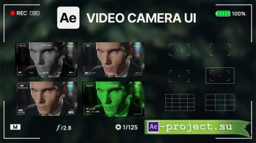 Videohive - Camera Recording Screen Overlays - 60153487 - Project for After Effects
