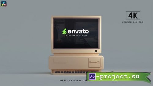 Videohive - Old Computer Mockup - 60148195 - DaVinci Resolve Templates