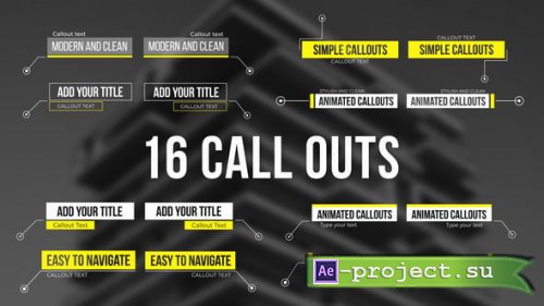 Videohive - Call Outs - 60140204 - Project for After Effects
