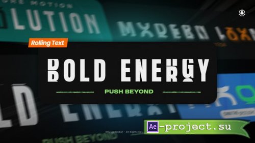 Videohive - Rolling Text Animation - 60167343 - Project for After Effects