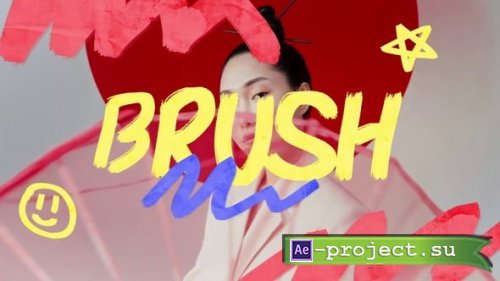 Videohive - Brush Typogtaphy and Elements - 60175226 - Project for After Effects