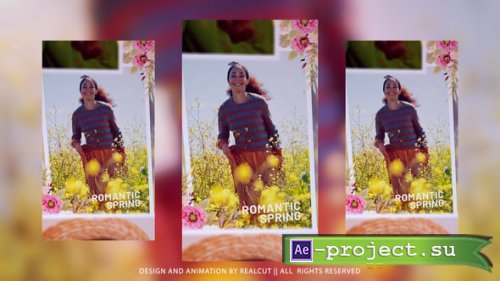 Videohive - Vertical Romantic Spring - 60172340 - Project for After Effects
