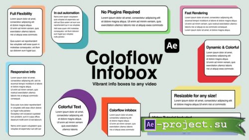 Videohive - ColorFlow Infobox  Dynamic Text Boxes & Lower Thirds - 60172160 - Project for After Effects