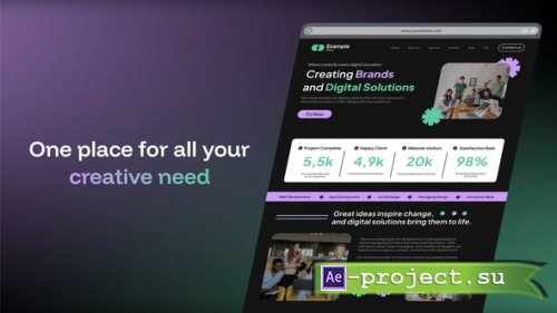 Videohive - Website Promo - 60175426 - Project for After Effects