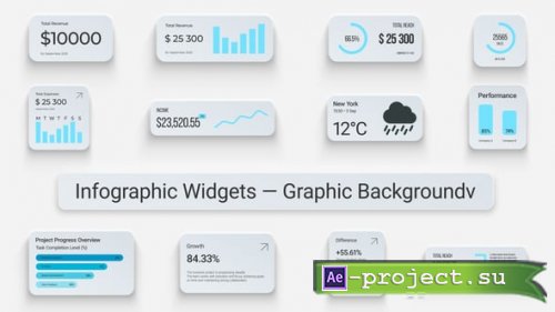 Videohive - Infographic Widgets  Graphic Background - 60182228 - Project for After Effects