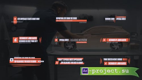 Videohive - Minimal Name Tag  Lower Thirds - 60195121 - Project for After Effects