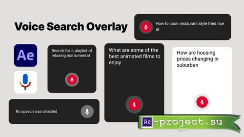 Videohive - Voice Search Bar - 60160362 - Project for After Effects