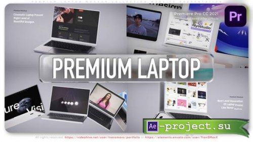 Videohive - Premium Laptop Mockup Collection - Website Presentation - 60156263 - Premiere Pro Templates