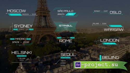 Videohive - Futuristic Text Lower Thirds - 60198479 - Project for After Effects