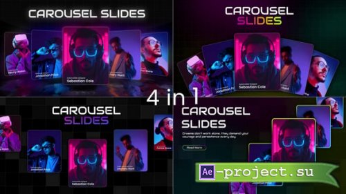 Videohive - Carousel Slides Animation Pack - 60228344 - Project for After Effects