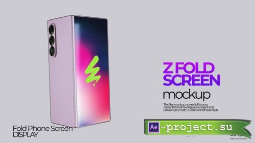 Videohive - Z Fold Phone Mockup - 60229445 - Project for After Effects