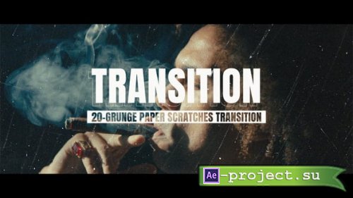 Videohive - Grunge Paper Distressed Scratches Transitions | DR - 60229123 - DaVinci Resolve Templates