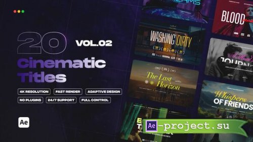 Videohive - Cinematic Titles vol.02 | After Effects - 60229546 - Project for After Effects