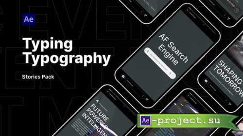 Videohive - Chat GPT Typewriter Stories Pack - 60202830 - Project for After Effects