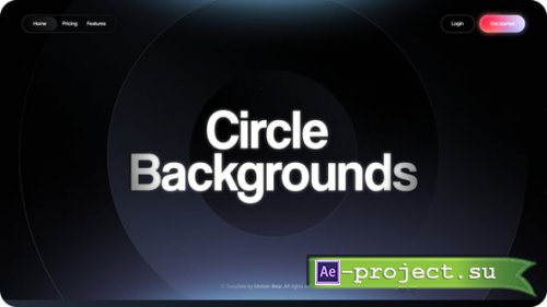 Videohive - Circle Gradient Backgrounds - 60283718 - Project for After Effects