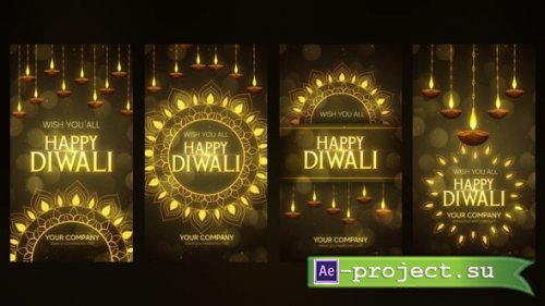 Videohive - Diwali Greetings Instagram Stories - 60256071 - Project for After Effects