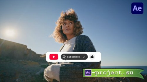 Videohive - Clean Minimalistic YouTube Subscribe Buttons for After Effects - 60272324 - Project for After Effects