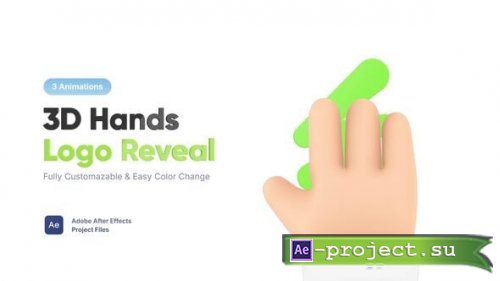 Videohive - 3D Hands Logo - 59695933 - Project for After Effects