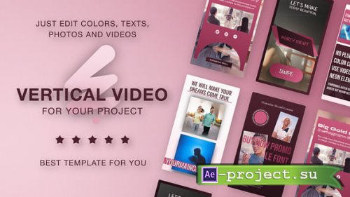 Videohive - Elegant Burgundy Instagram Stories Promo - 60283325 - Project for After Effects