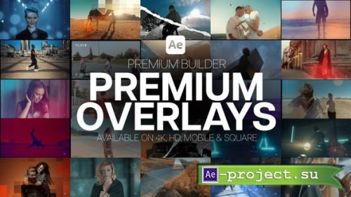 Videohive - Premium Overlays - 44117710 - Project & Script for After Effects