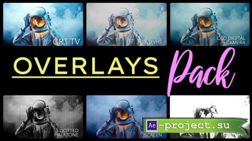 Videohive - Retro Overlays Pack - 60283088 - Project for After Effects
